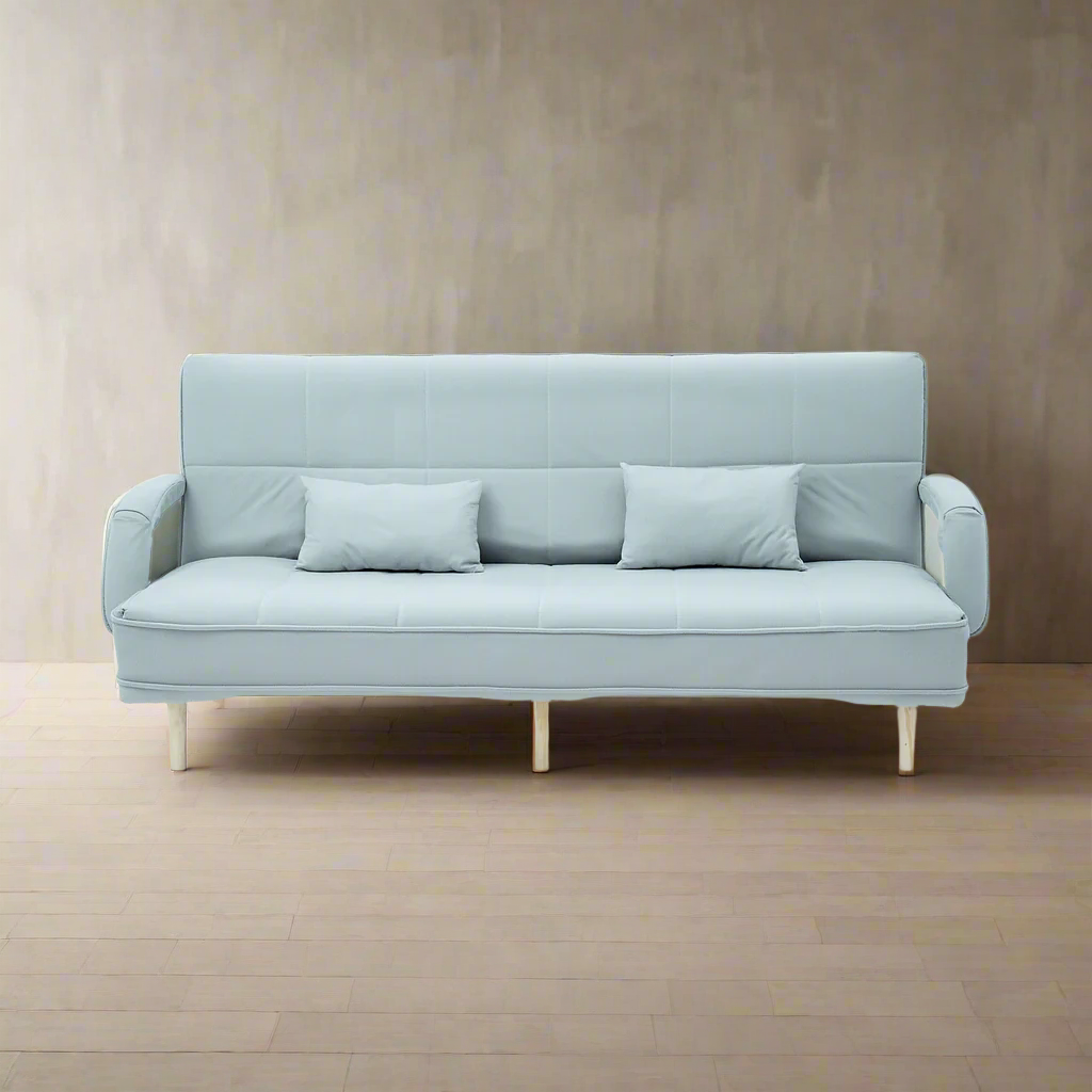 LANDTECH Dual-Use Folding Sofa Bed LT-7 – Multi-Functional Fabric Sofa for Home & Apartment | Three-Person Capacity