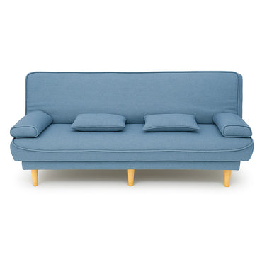 LANDTECH Dual-Use Folding Sofa Bed LT-4 | 3-Seater Convertible Couch for Home & Apartment, Durable Fabric, Space-Saving Design