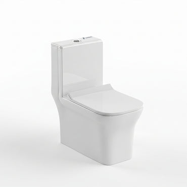 Landtech Phantom LT-115 One-Piece Dual Flush Toilet (WC) | Soft-Close Seat | S-Trap 300mm Floor Outlet
