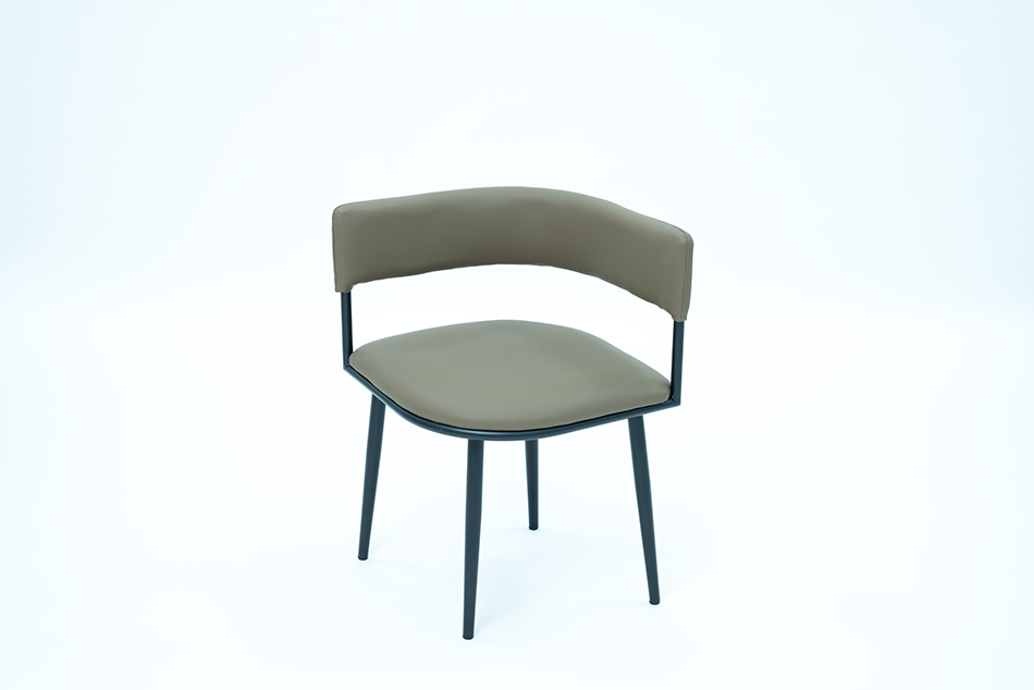DINING TABLE (LT-8) TABLE TOP, BROWN CHAIR & CHAIR LEG