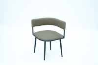 DINING TABLE (LT-8) TABLE TOP, BROWN CHAIR & CHAIR LEG