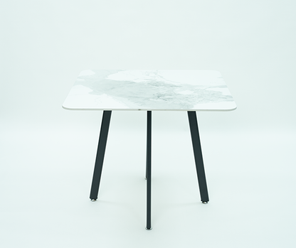 DINING TABLE (LT-10) TABLE TOP, ORANGE CHAIR & CHAIR LEG