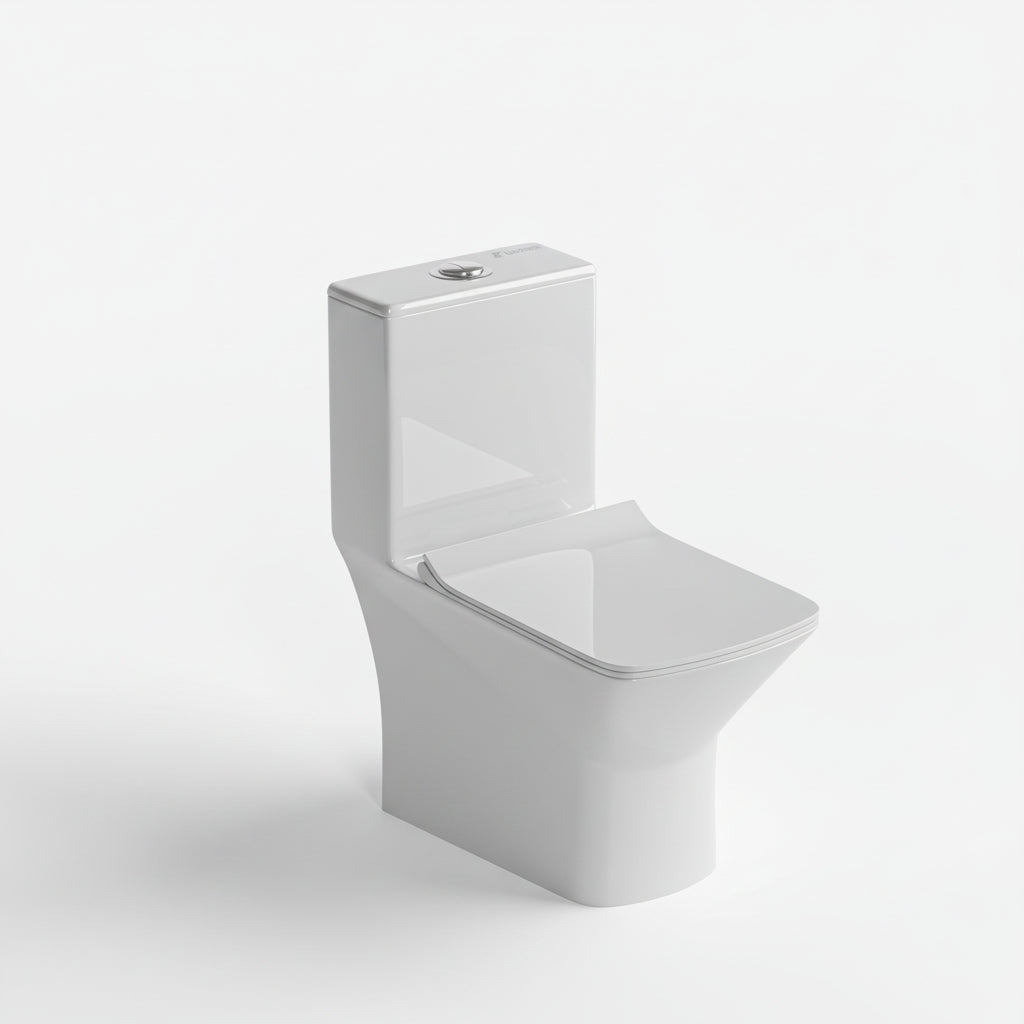 Landtech Falcon Crest LT-116 One-Piece Siphonic Dual Flush Toilet (WC) | Soft-Close Seat | S-Trap 225mm Floor Outlet
