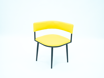 DINING TABLE (LT-11), TABLE TOP, YELLOW CHAIR & CHAIR LEG