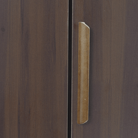 Landtech LT-21 Modern Three-Door Wardrobe with Storage & Replacement Parts | Dark Walnut Finish | Light Oak Finish