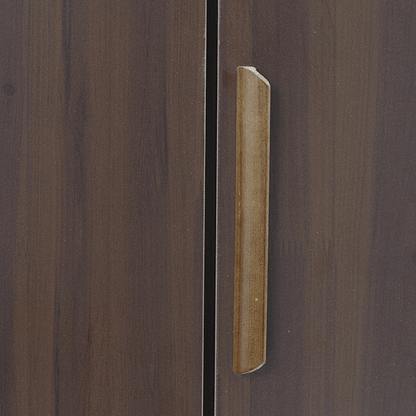 Landtech LT-21 Modern Three-Door Wardrobe with Storage & Replacement Parts | Dark Walnut Finish | Light Oak Finish