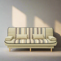LANDTECH Dual-Use Folding Sofa Bed – Multi-Functional Fabric Couch for Living Room & Apartment | Three-Person Capacity | Model LT-4A