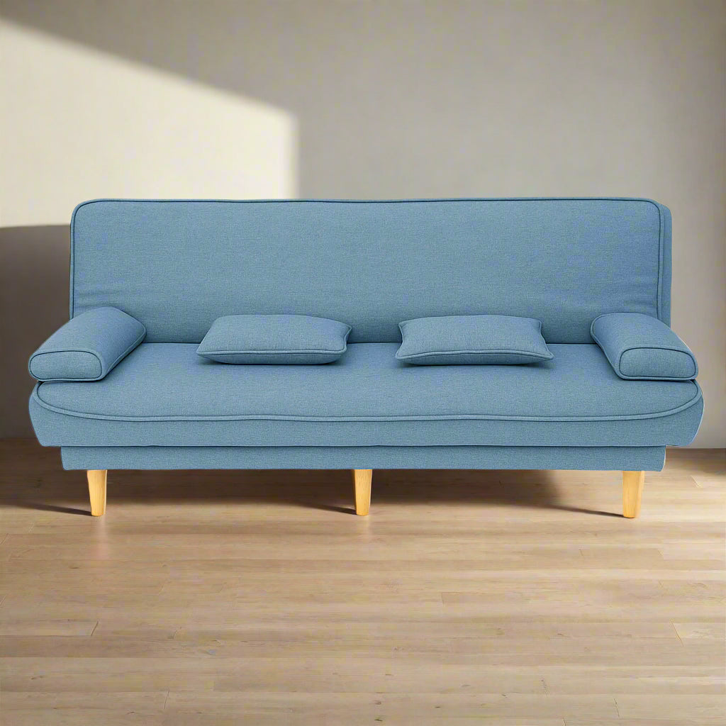 LANDTECH Dual-Use Folding Sofa Bed LT-4 | 3-Seater Convertible Couch for Home & Apartment, Durable Fabric, Space-Saving Design