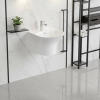 Landtech Elegance LT-111 Wall Hung One-Piece, Basin 380×360×270mm,  Ceramic Wash Basin, White