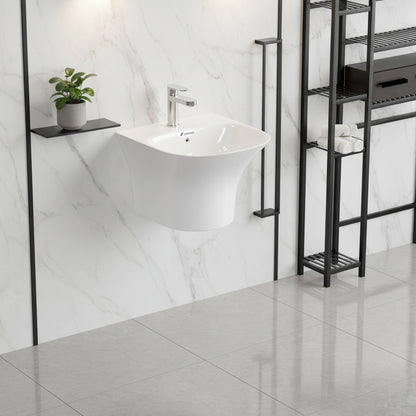 Landtech Elegance LT-111 Wall Hung One-Piece, Basin 380×360×270mm,  Ceramic Wash Basin, White
