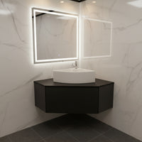 Landtech Regal LT-113 Corner Basin | 310×420×125mm | Space-Saving Ceramic Wash Basin | White