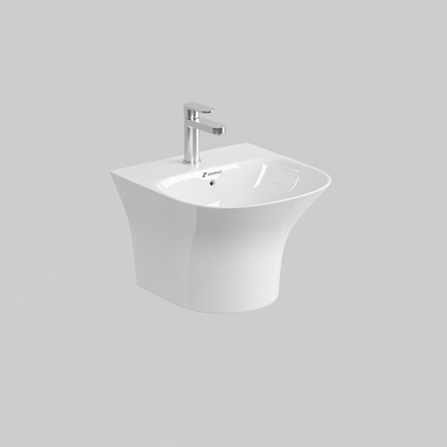 Landtech Elegance LT-111 Wall Hung One-Piece, Basin 380×360×270mm,  Ceramic Wash Basin, White