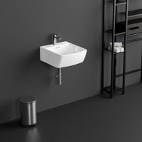 Landtech Milanese LT-108 Wash Basin | 330×275×120mm | Compact Ceramic Basin | White